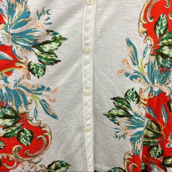 Anthropologie Akemi + Kin Loose Fit Floral Swing Tank S - Picture 2 of 6